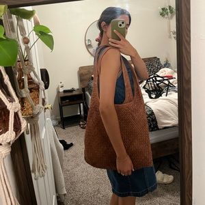 Monserat de lucca woven Leather Purse